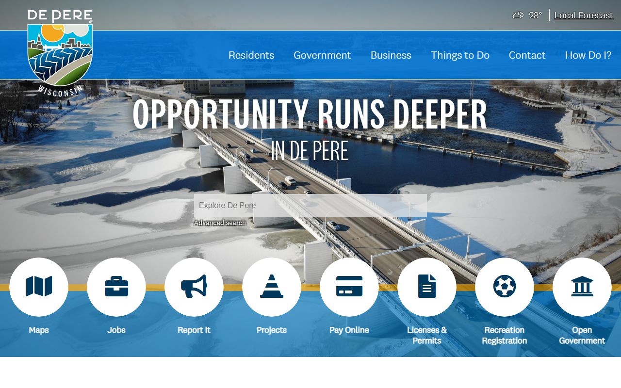 De Pere Residents Directory at De Pere City