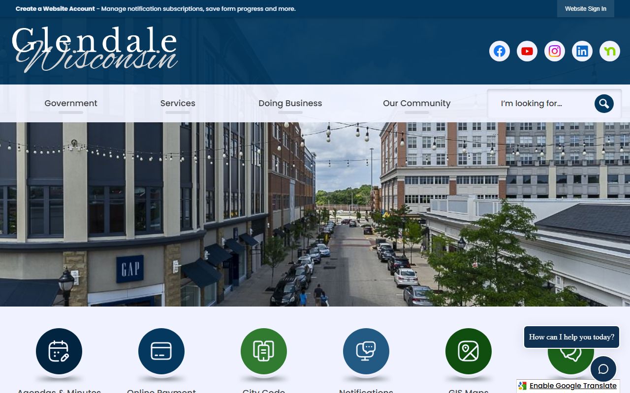 Glendale Residents Directory city government records