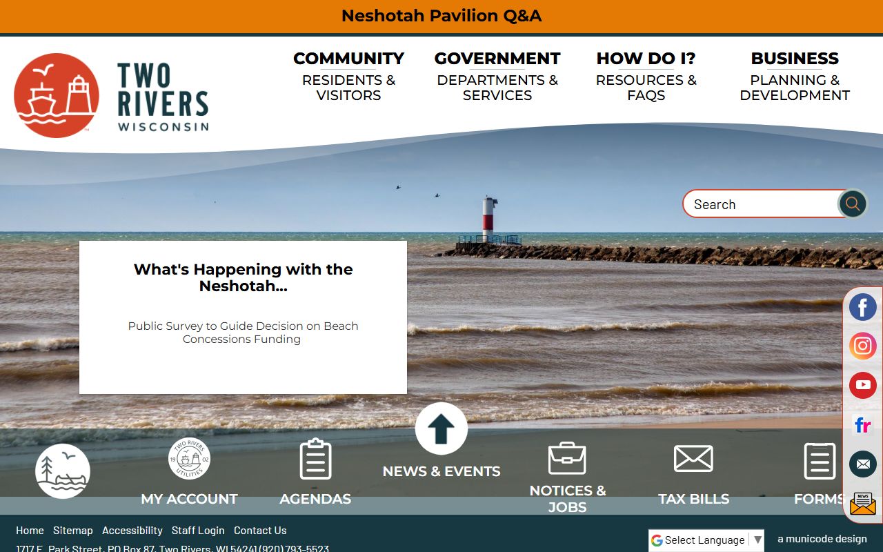 Two Rivers Residents Directory at Two Rivers City