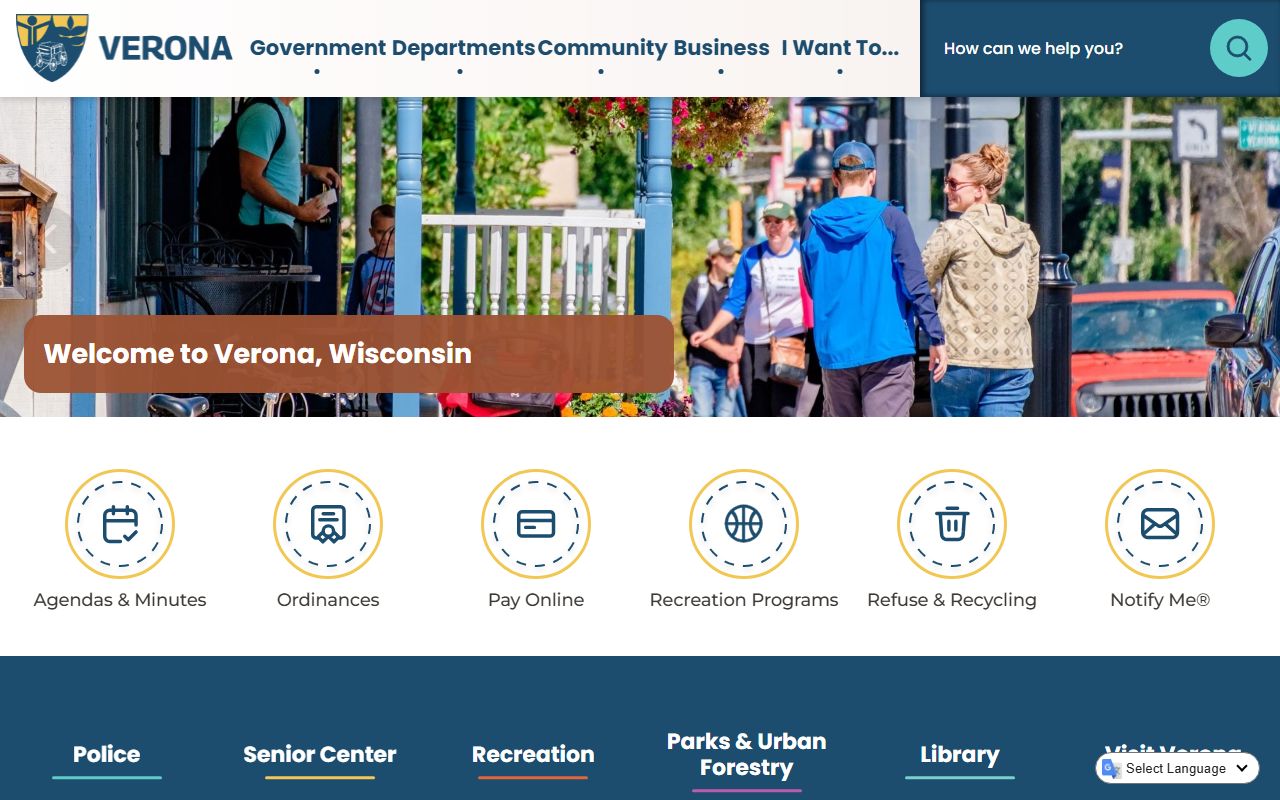 Verona Residents Directory city hall records