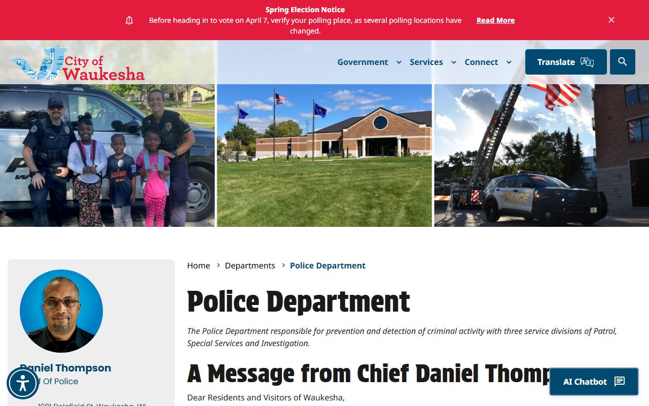 Waukesha Residents Directory police records