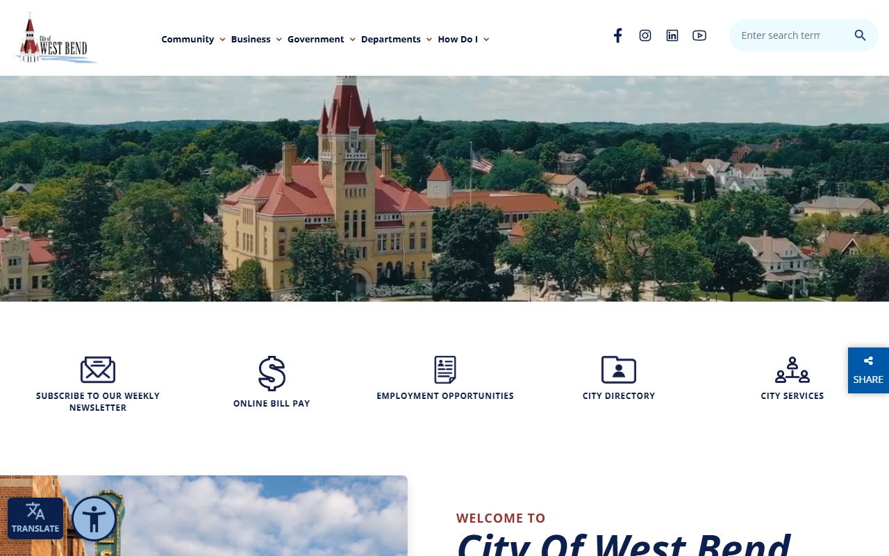 West Bend Residents Directory at West Bend City