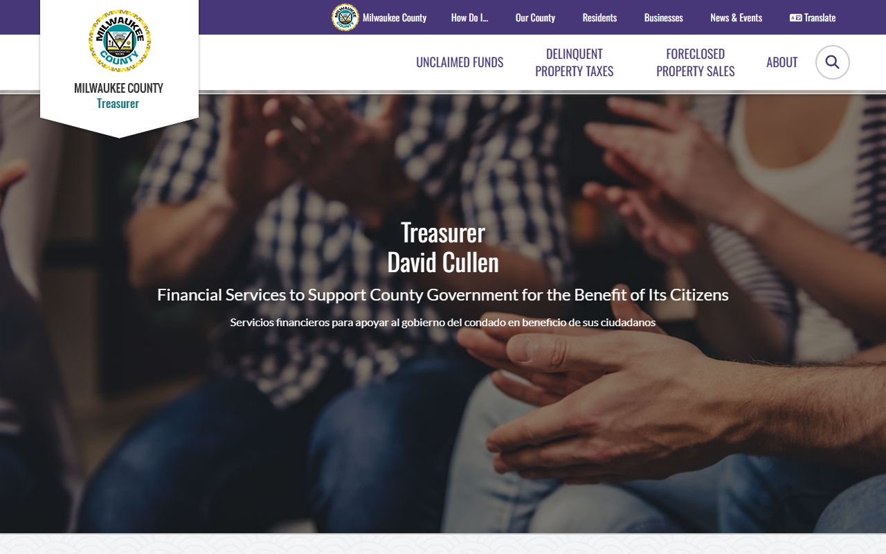 Milwaukee County Residents Directory at the Milwaukee County Treasurer