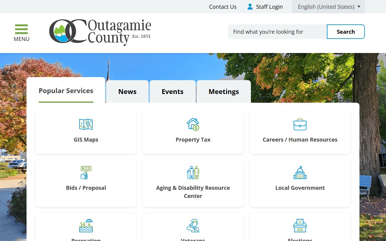 Outagamie County Residents Directory county main image