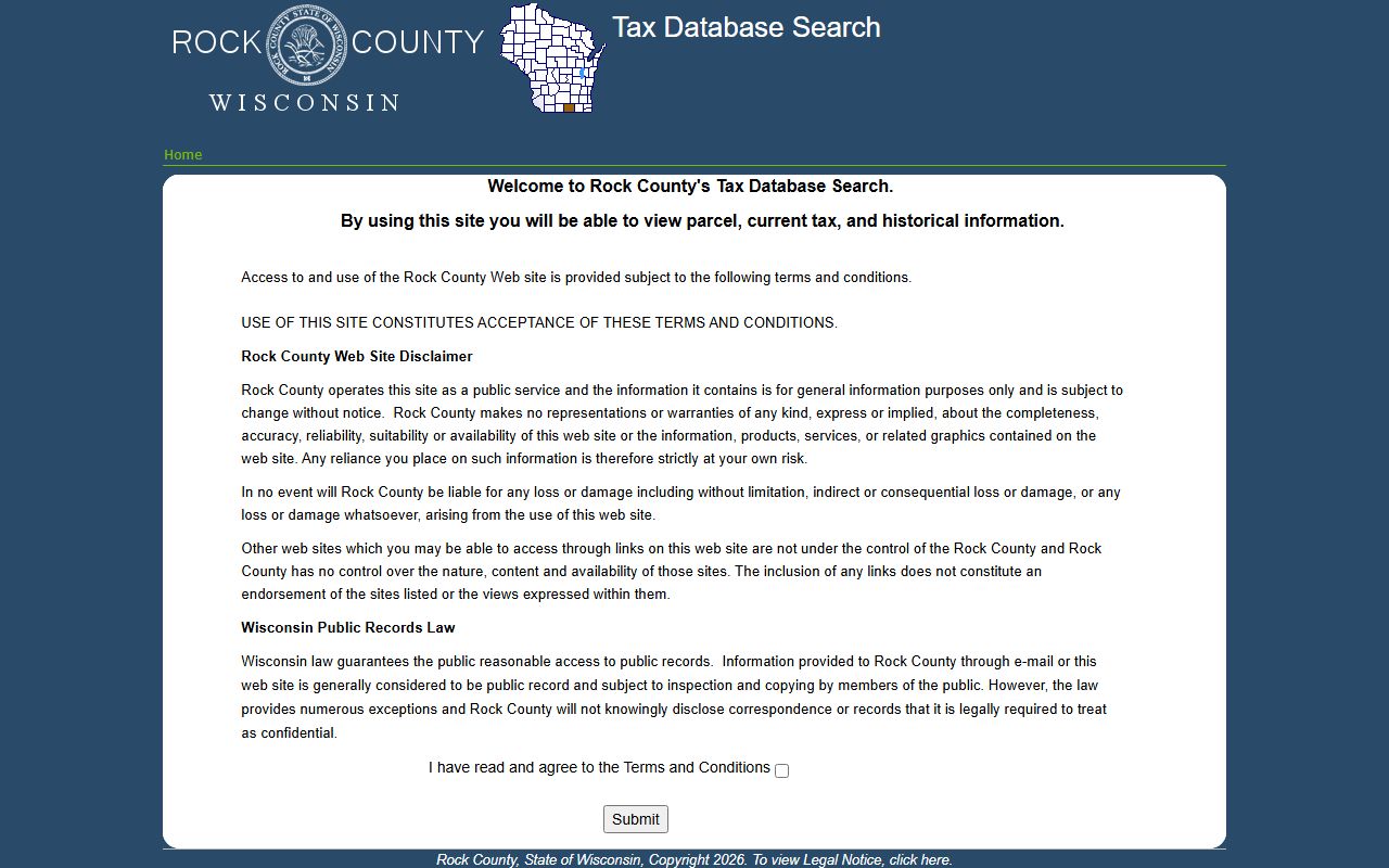 Rock County Residents Directory property search image