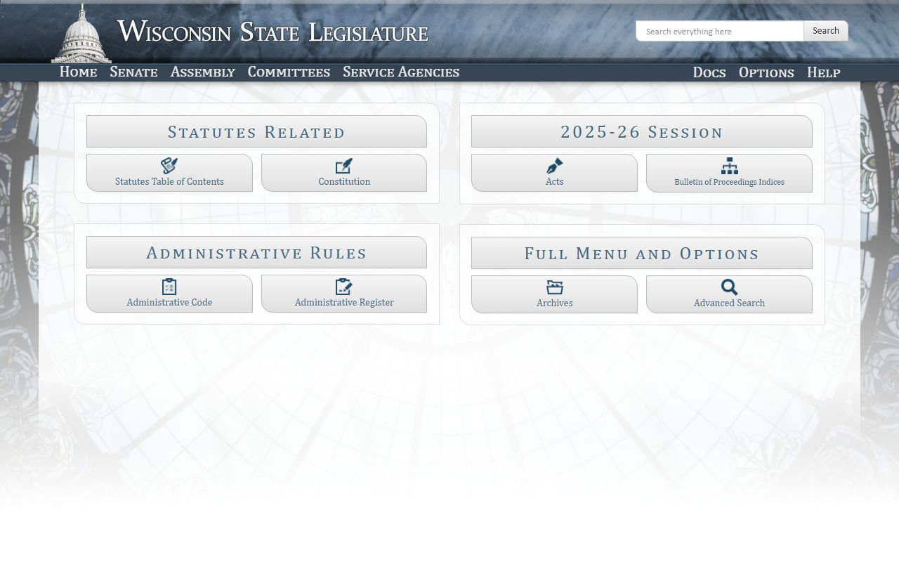 Wisconsin Residents Directory legislative reference search